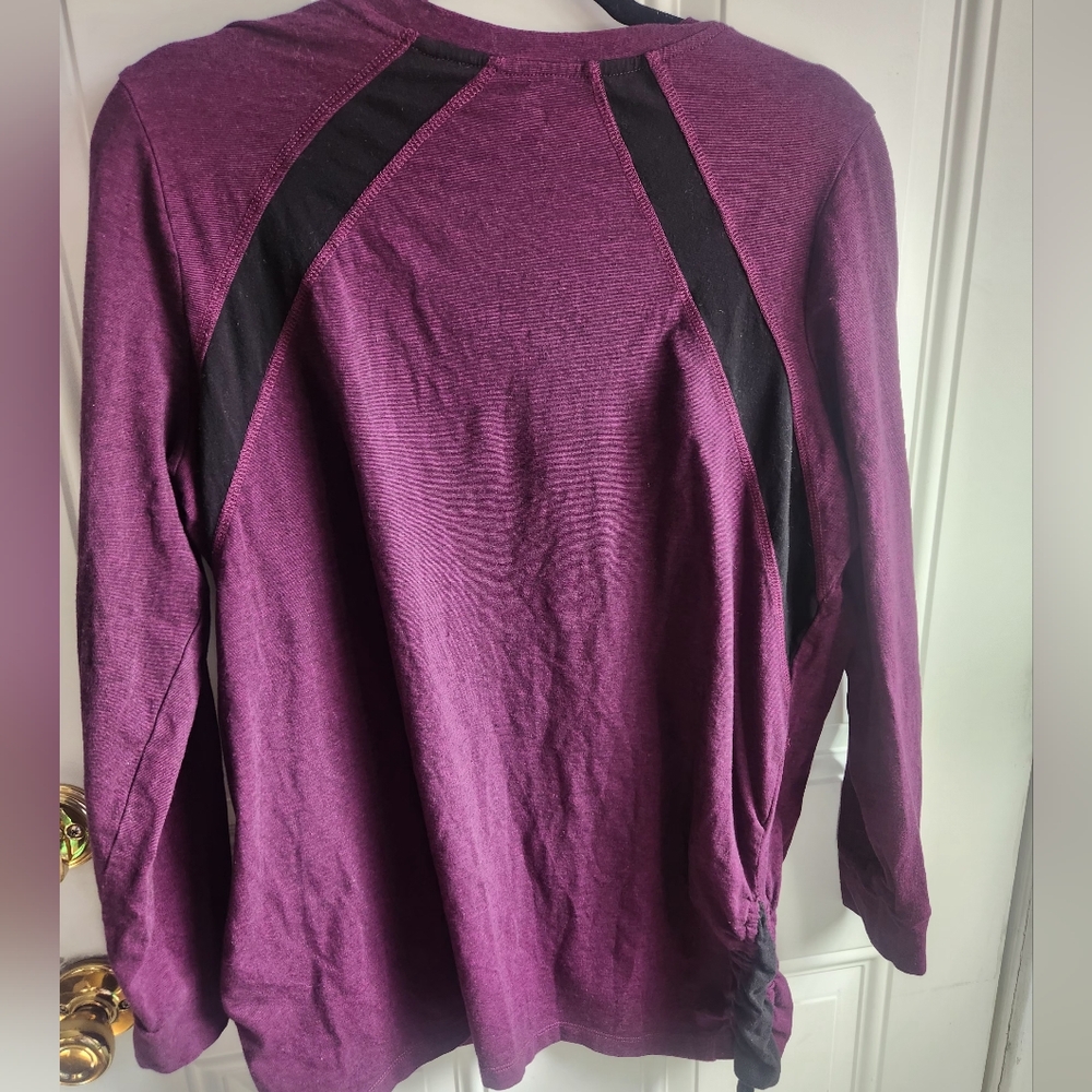 Avenue Purple Relaxed Athletic Top Size 14 16